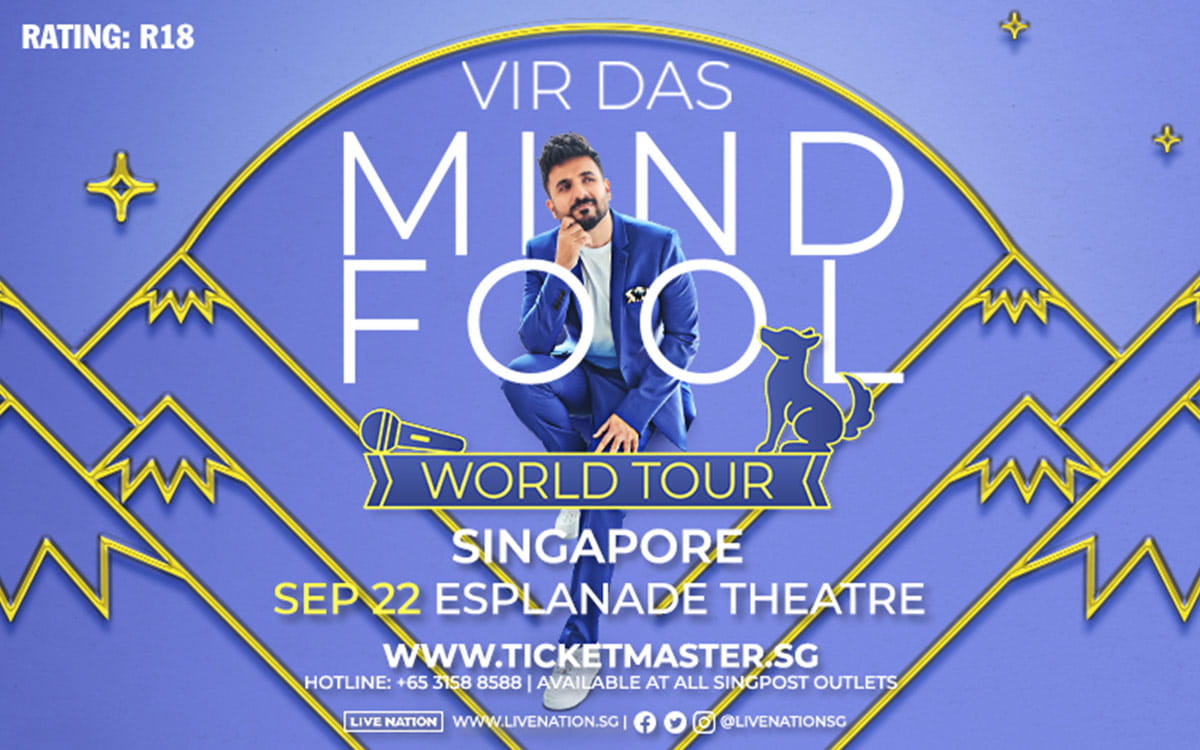 Vir Das: Mind Fool Tour In Singapore - Esplanade